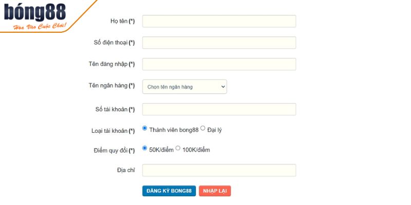 Câu hỏi thường gặp liên quan đến chuẩn bị thông tin đăng ký BONG88?